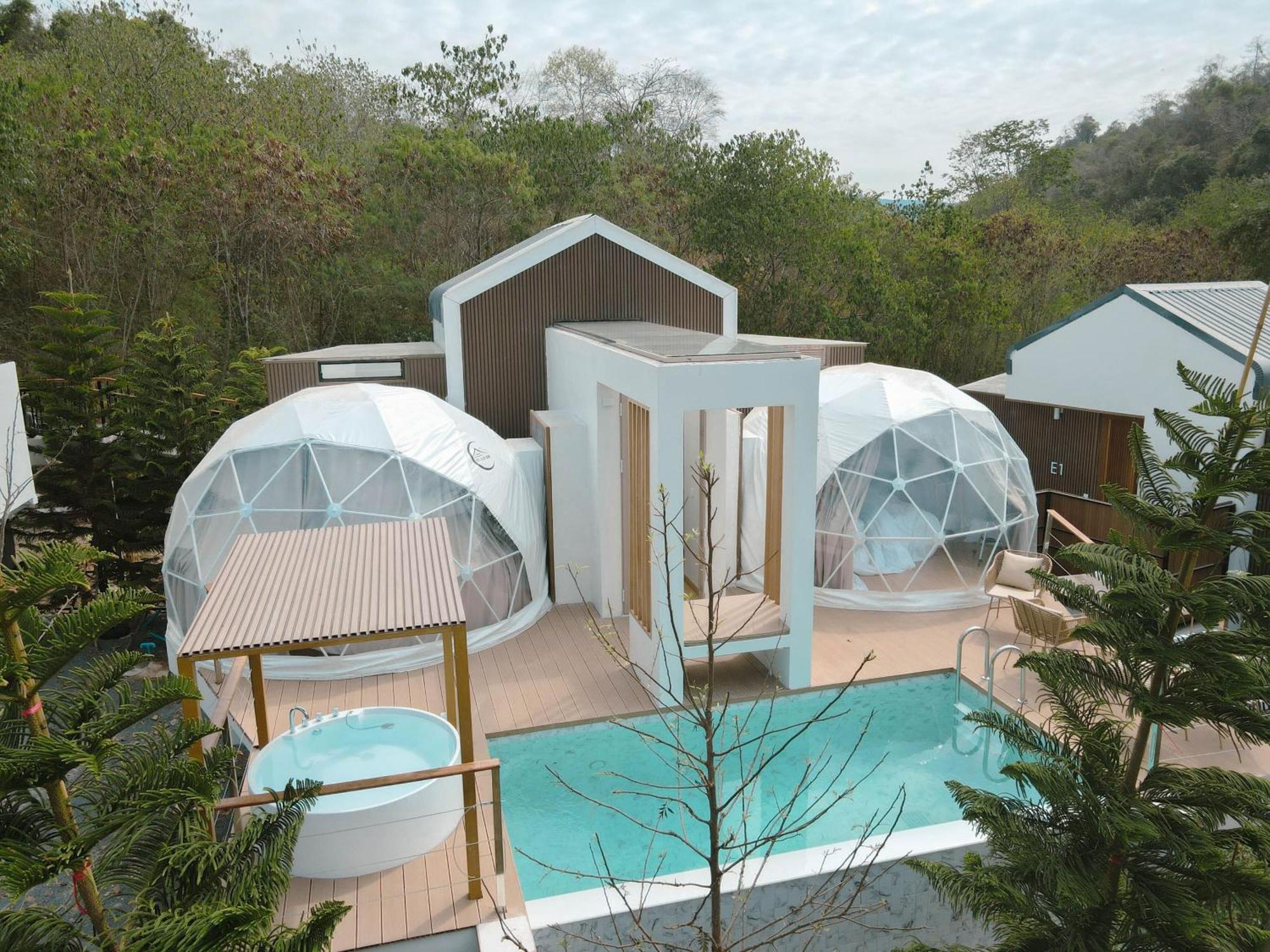 The X10 Nordic Tent And Glamping Pool Villa Khaoyai เขาใหญ่ - Sha Certified Ban Thung Sawang Esterno foto