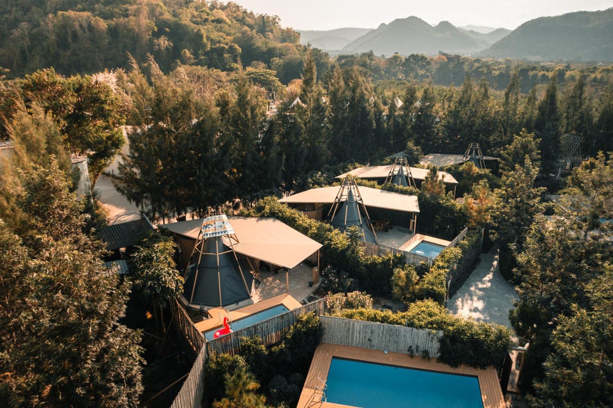 The X10 Nordic Tent And Glamping Pool Villa Khaoyai เขาใหญ่ - Sha Certified Ban Thung Sawang Esterno foto