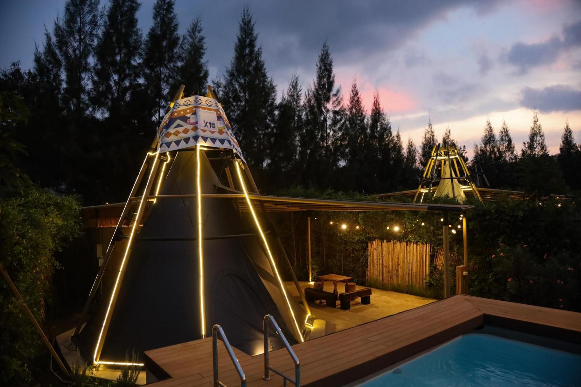 The X10 Nordic Tent And Glamping Pool Villa Khaoyai เขาใหญ่ - Sha Certified Ban Thung Sawang Esterno foto